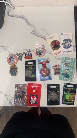Authentic Disney Parks, Theme Park & Limited Edition Pin Collection (Bundle)