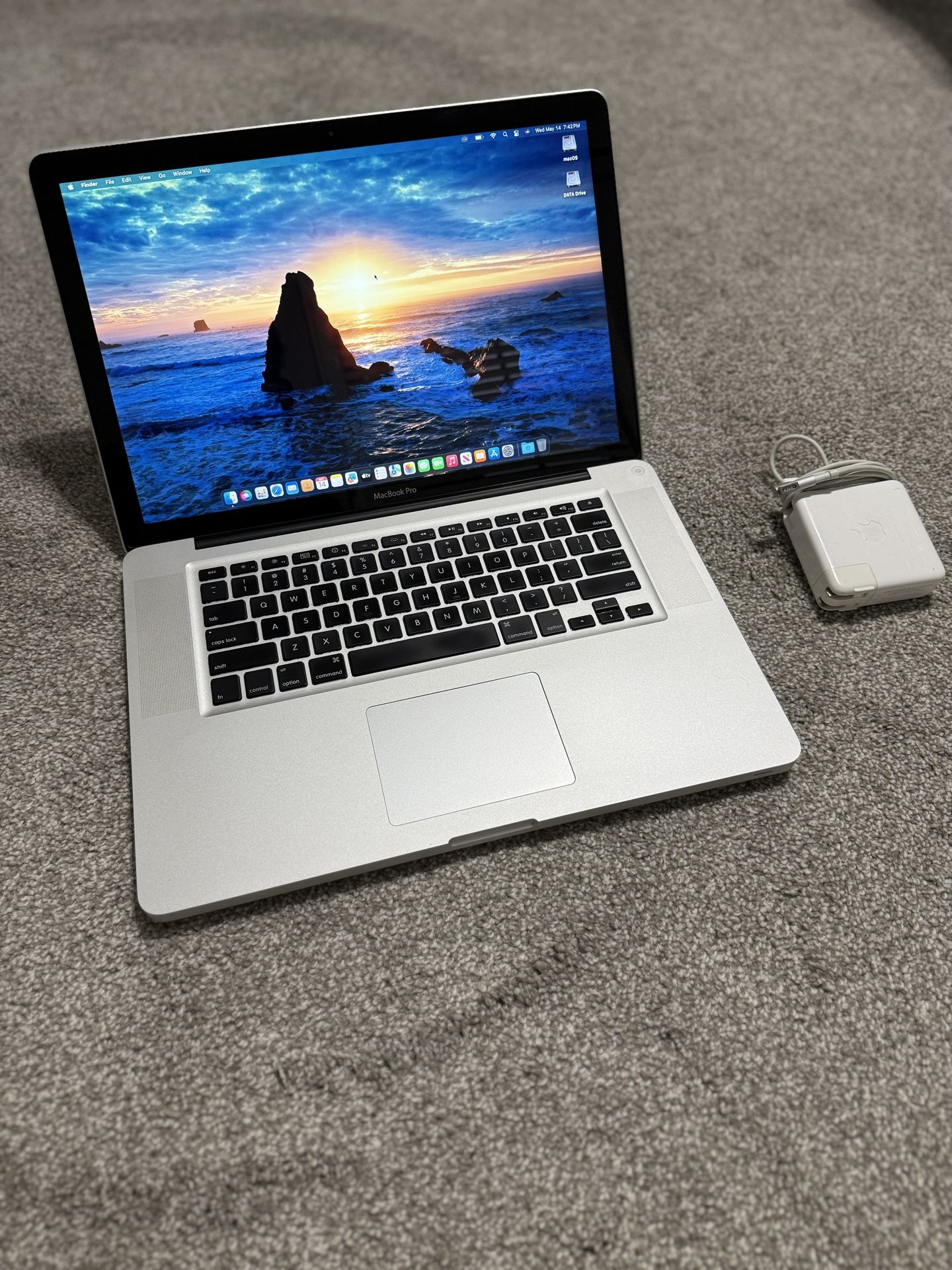 Apple MacBook Pro 15” I7-Quad/16GB/1.2TB Storage + Charger & Loaded!