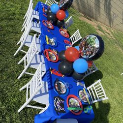 Kids Table Set Up