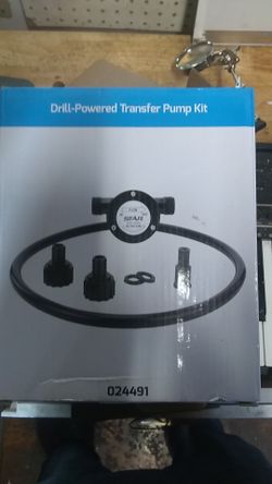 Brand new drill powered transfer pump kit