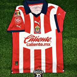 NEW CLUB CHIVAS CHICHARITO HOME MEN’S JERSEY!