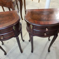 Curio Louis XV Side Table LOOK UP This is a vintage side table in the style of Louis XV furniture. TIME PERIOD Mid-20th Century ORIGIN France or Italy