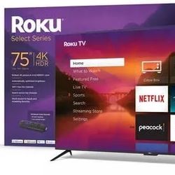 75 INCH ROKU SMART TV