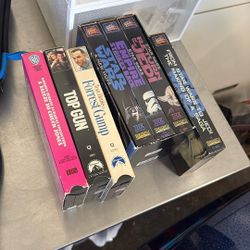 Assorted Videotapes, Forest Gump, Top Gu, Star Wars