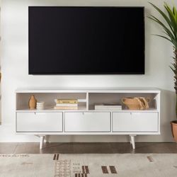 Modern TV Stand Solid Wood