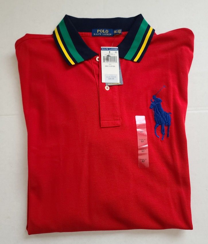 Ralph Lauren Polo Big Pony Red Size 2XLT