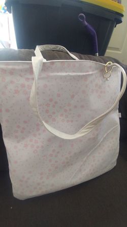 Bachelorette/bridal shower gift bag/goodie bag. Bride squad reversible canvas tote