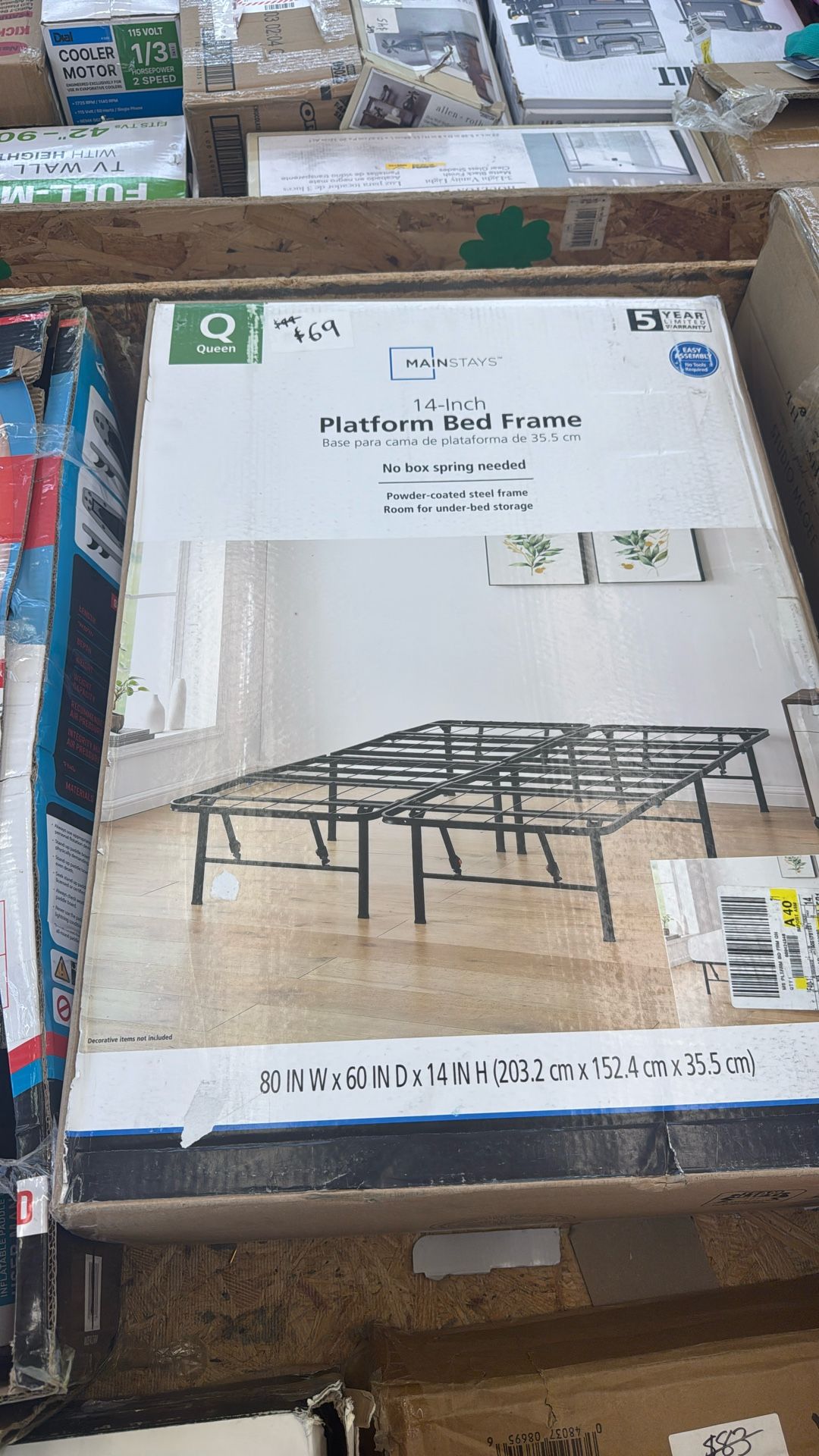 Platform Bed Frame Queen 