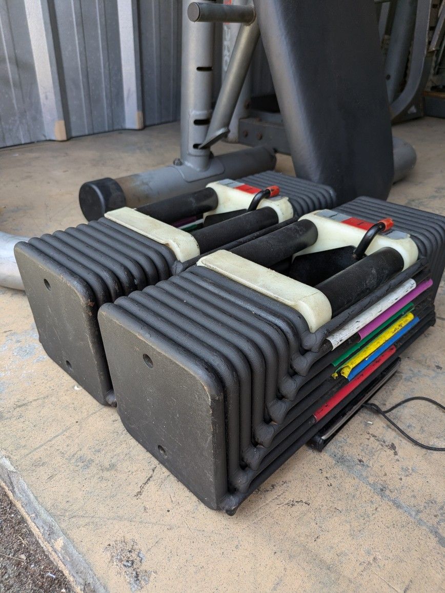 Powerblock 10-90lbs Adjustable Dumbbells 