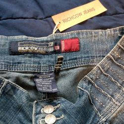 Women's Denim, Y2K - Inspired Western - Style And Boho Aesthetic, Bedazzled/Rhinestone - Embellished Pockets - Distressed Finished And Low Rise Cuts.