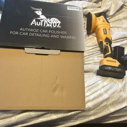 Battery Operated Car Polisher With 2 Battery And Charge Dock