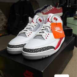Jordan 3 Fire Red