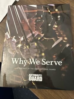 Coffee Table Book National Guard Why We Serve