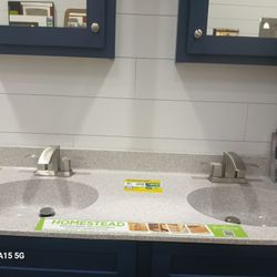 Double Sink Granite Countertop