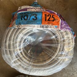 10/3 125ft Solid Copper Metal Clad Cable 