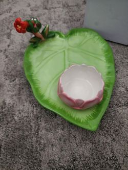 Princess Tiana Ceramic Lily Pad and Lotus Cup