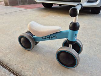 Baby Joy 4-Wheel No Pedal Toddler Balance Bike in blue - Retails for up to $45!