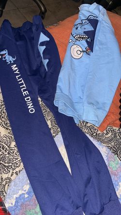 Kids Dinosaur Sweatpants and Sweatshirt Set