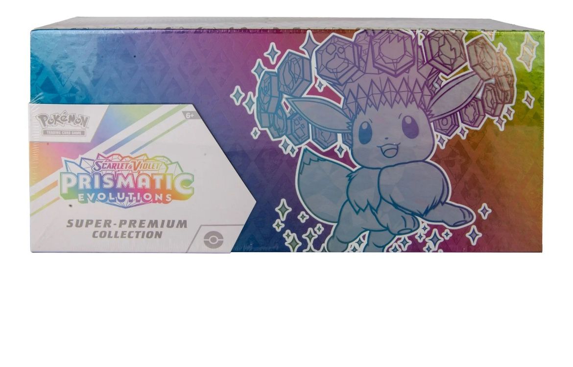 Pokemon Prismatic Evolutions Super Premium Collection Box