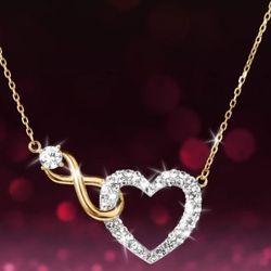 Daniel Steiger Infinity Heart Necklace 