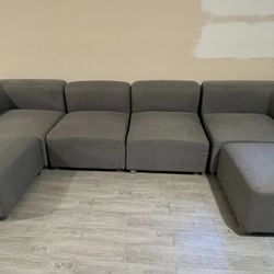 Gray Sectional 