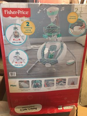 fisher price soothing river cradle and swing