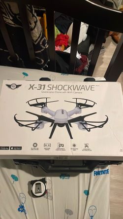 Sky rider X-31 shockwave quadcopter drone with WiFi camera
