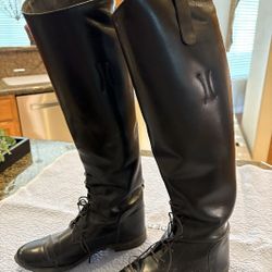 Essex Black Riding Boots
