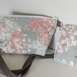 Handmade Floral Purse With Matching Cushion Sunglass Case 