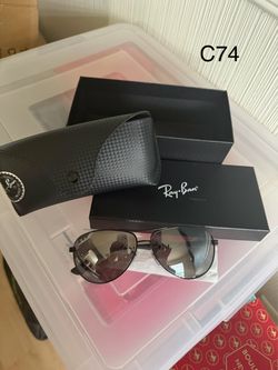 Ray-Ban Aviator Sunglasses with Case and Box