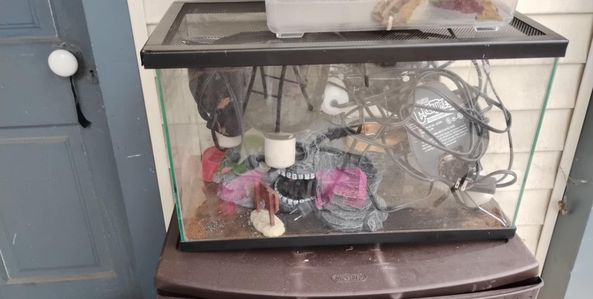 tank with accessories
