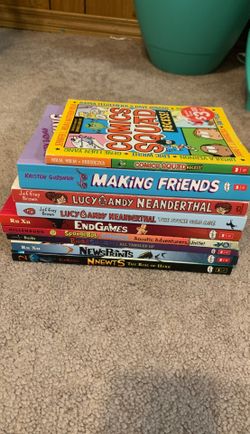 Comic style books. Kids books