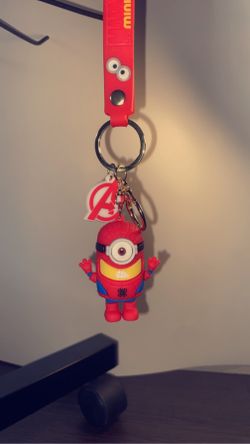 Spider-Man Minion Keychain