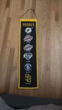 Padres Team Logo History Banner