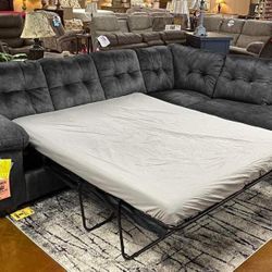 ASHLEY ACCRINGTON SECTİONAL SOFA SLEEPER FİNANCE AND DELİVERY AVAİLABLE 