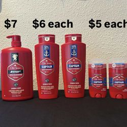Old Spice Body Washes & Deodorant 