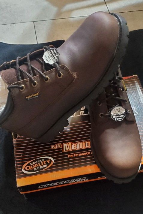 Sketchers Men's Steel Toe Boots Brand New With Box Men's Size10