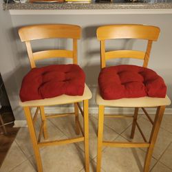 2 High Back Bar Stools