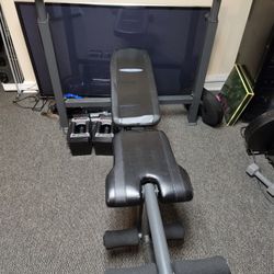 Workout Bench With Rack 