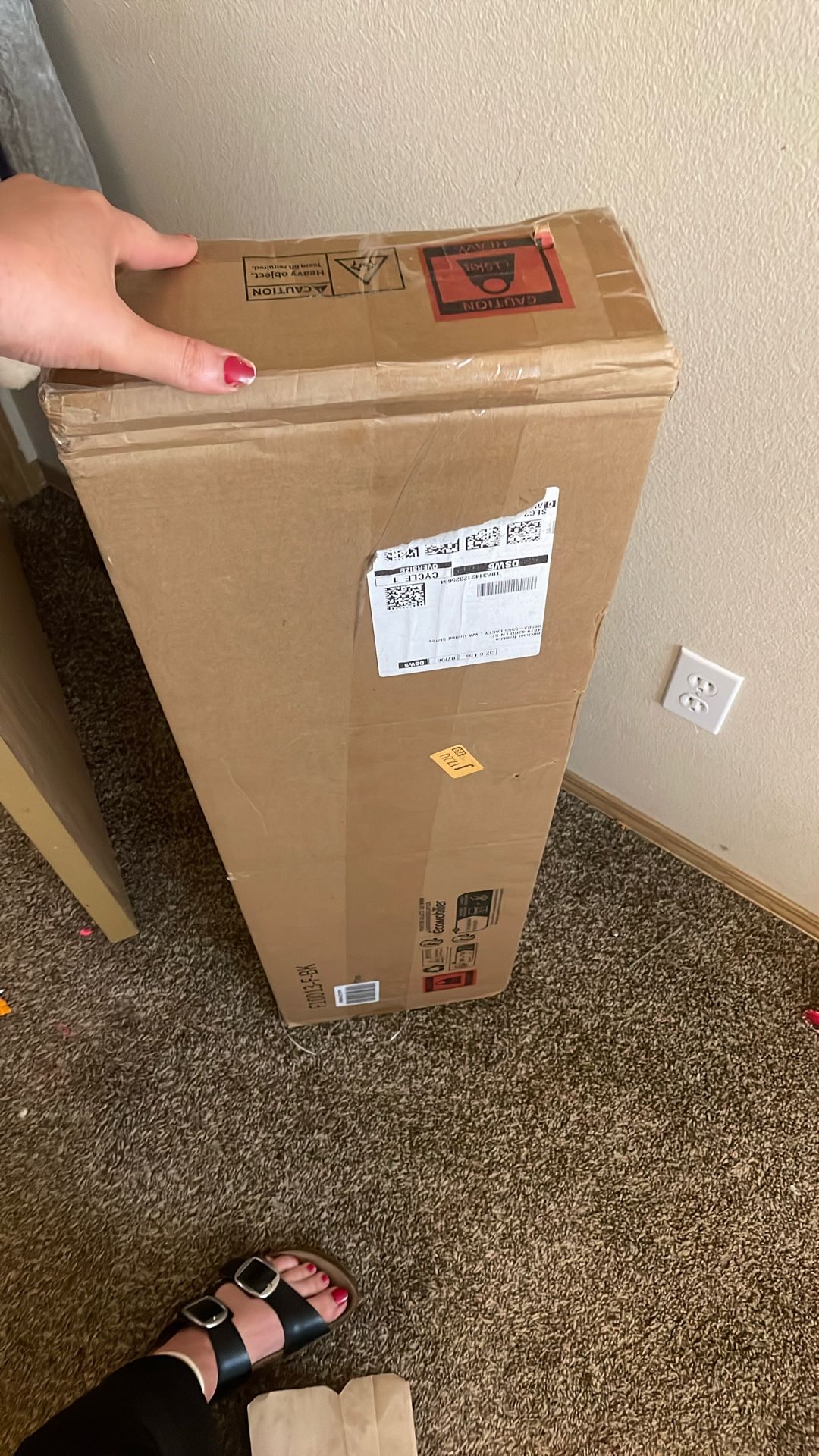 Never Opened  Adjustable Metal Bed Frame