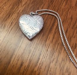 Sterling Silver Heart Locket