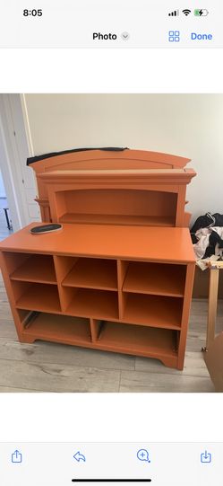 Classic Stanley Kids Bed And Bookcase/dresser