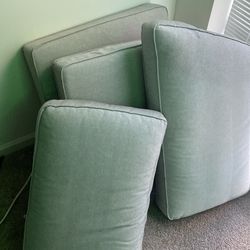 Couch seat and cushions