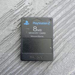 Genuine Memory Card Sony PlayStation 2 PS2 Memory Card 8MB Used