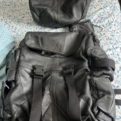 Motorcycle Leather Travel Bags