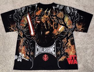 Civil Regime x Star Wars Darth Wyyrlok Graphic Tee size XL oversized