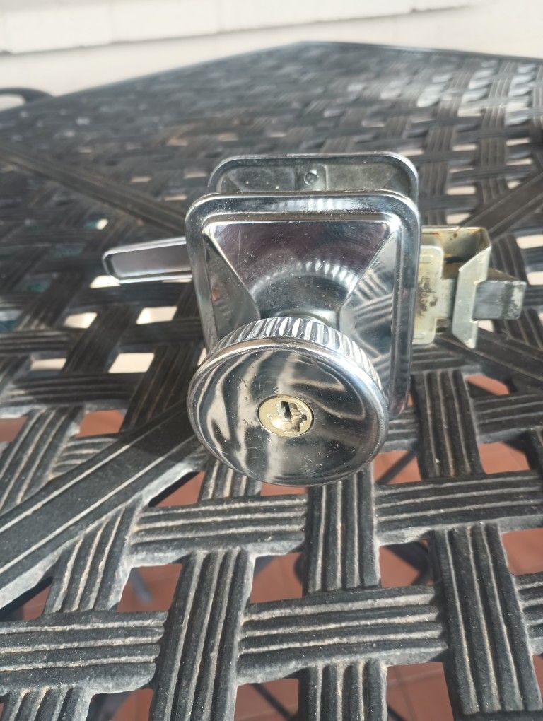 Bargman RV Door Lock From 1960's Air Stream