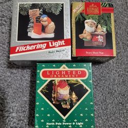 3 Hallmark Keepsake Ornaments