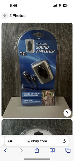 Personal Sound Amplifier Item #63698  