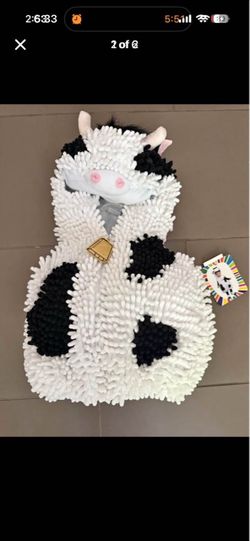 Kids Cow Halloween Costume with Tags